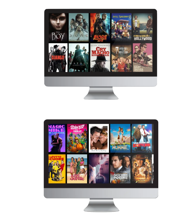 CatchON TV viewing options on television screens